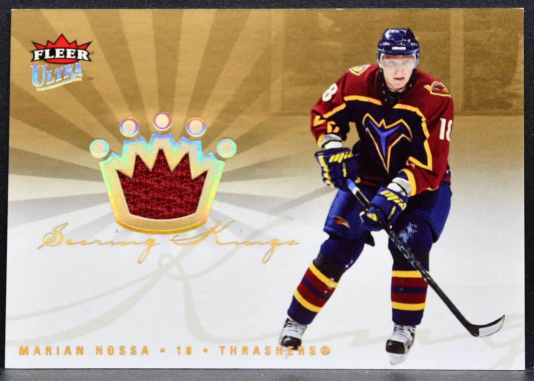 2006-07 Fleer Ultra Scoring Kings Marian Hossa SKJ-HO Thrashers Jersey 9875