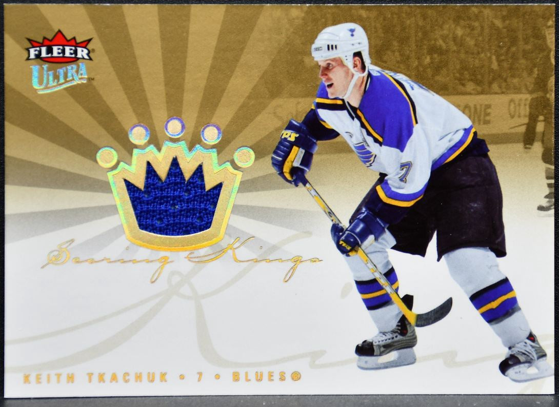 2005-06 Fleer Ultra Scoring Kings Jerseys Keith Tkachuk SKJ-KT Blues Jersey 1655