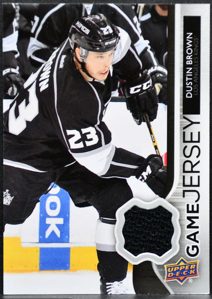 2014-15 UD Series 1 Game Jerseys Dustin Brown GJ-DB Jersey 9639