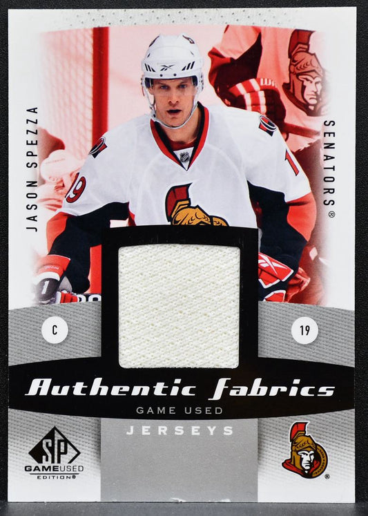 2010-11 SP Game Used Authentic Fabrics Jason Spezza AF-SP Senators Jersey 3018