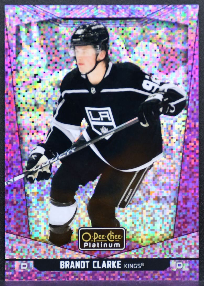 2024-25 O-Pee-Chee Platinum Violet Pixels Brandt Clarke 75 Kings 285/299 8164