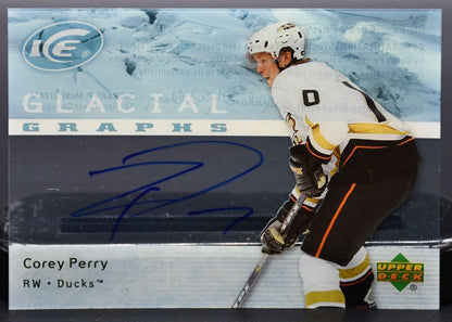 2007-08 UD ICE Glacial Graphs Corey Perry GG-PE Auto