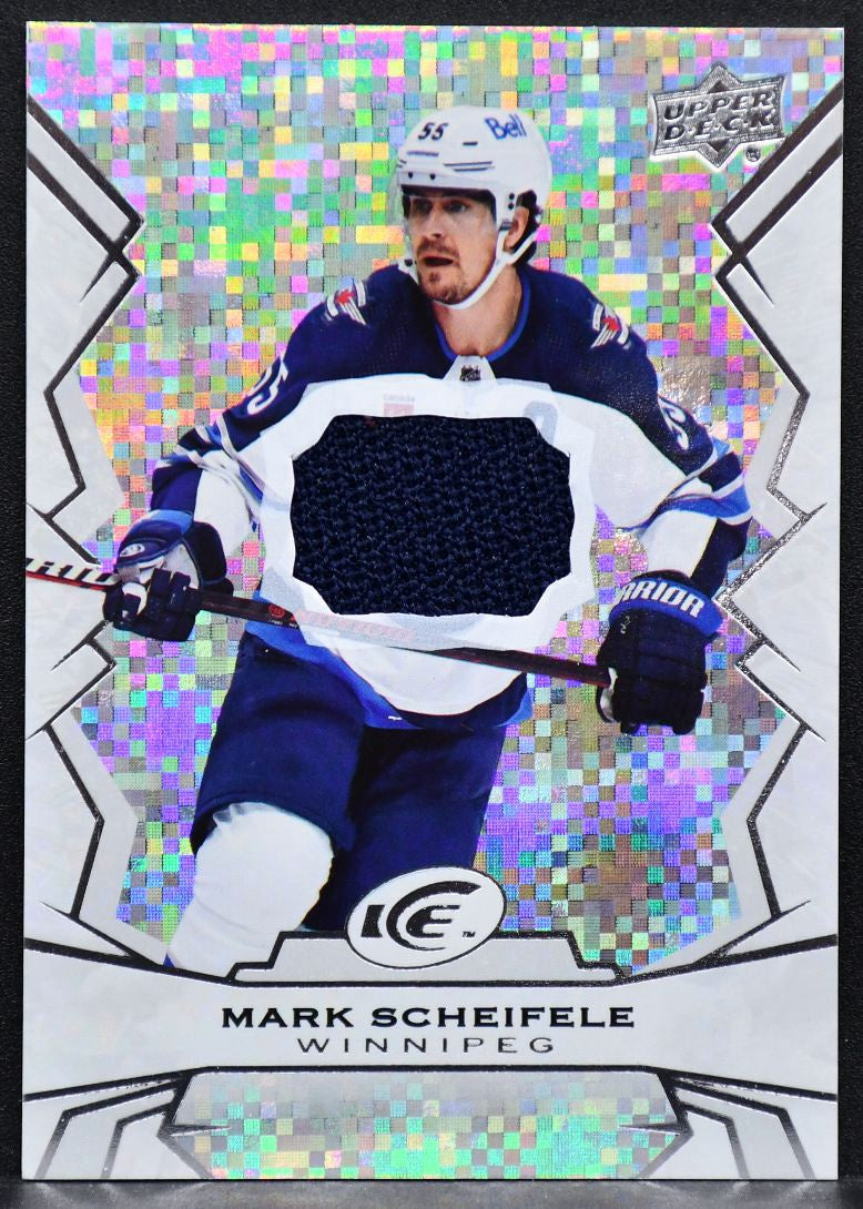 2022-23 UD Ice Jersey Mark Scheifele 30 Winnipeg Jets Jersey