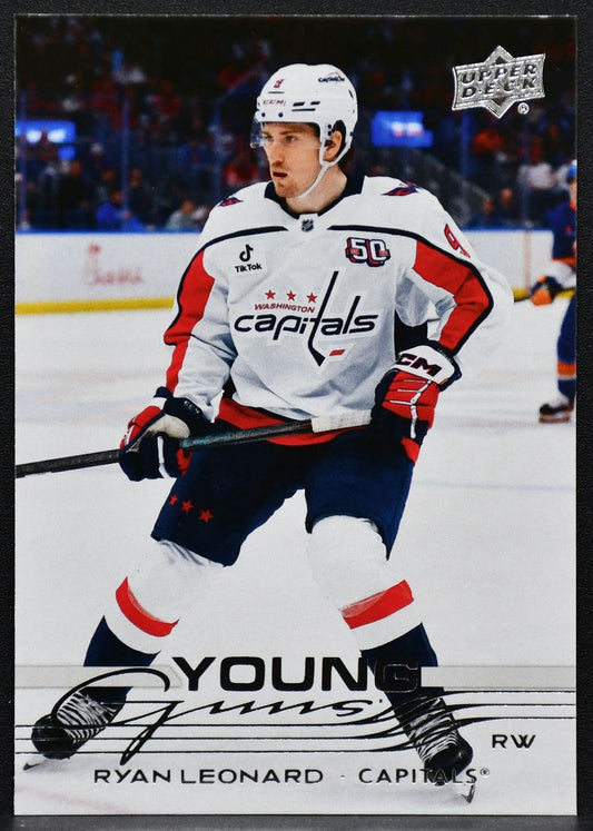 2025-26 Upper Deck Series 1 Young Guns Ryan Leonard 238 RC 3146