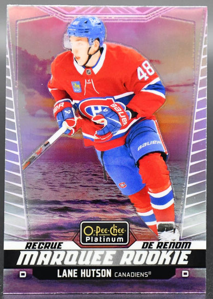 2024-25 OPC Platinum Lane Hutson 234 Montreal Canadiens RC