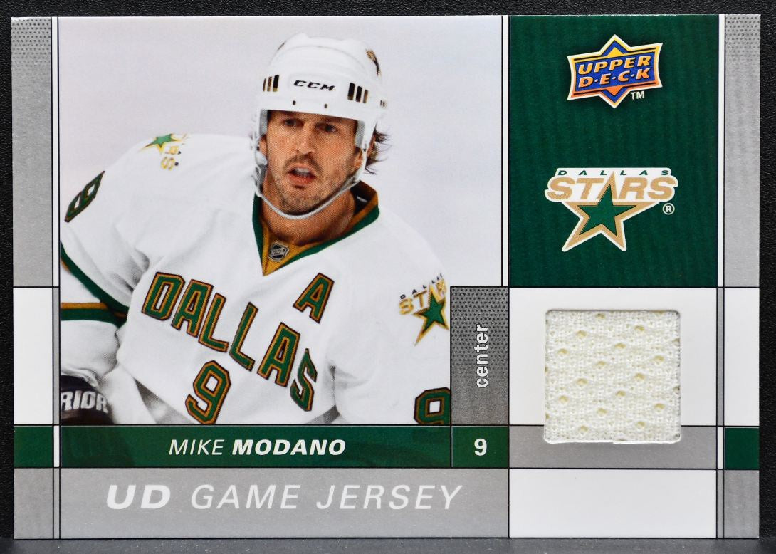 2009-10 Upper Deck Series 2 UD Game Jerseys Mike Modano GJ2-MM Stars Jersey 6298