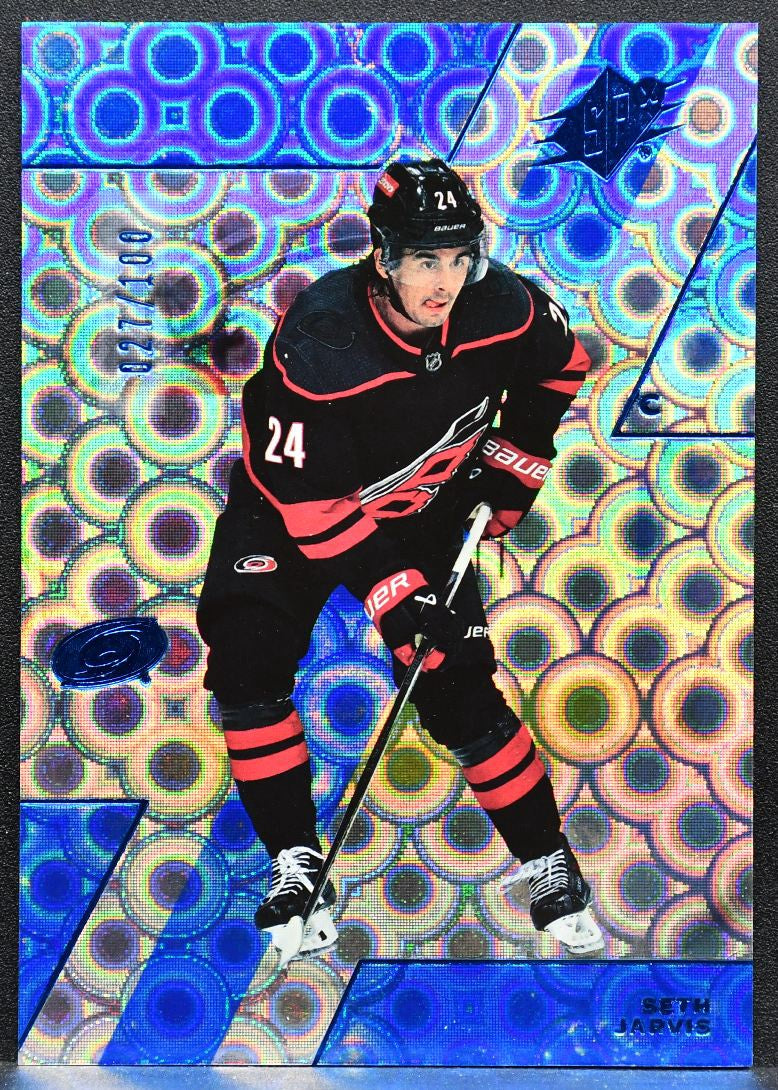 2023-24 SPx Radiance Seth Jarvis 17 Carolina Hurricanes 027/100 7719