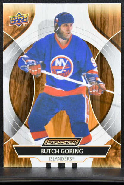 2024-25 Upper Deck Engrained Icons Butch Goring 95 New York Islanders 8044