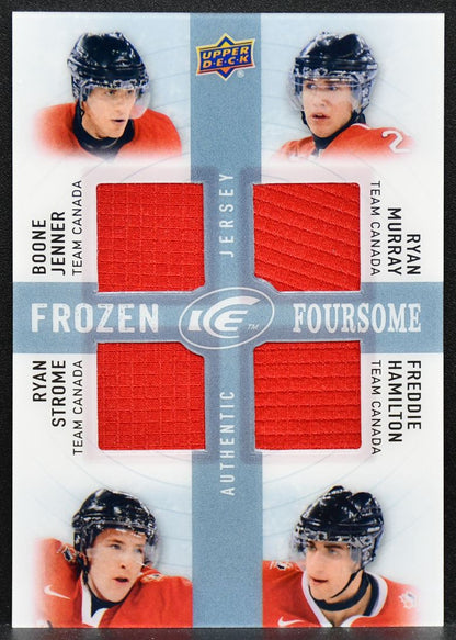 2014-15 UD Frozen Jenner / Murray / Storme / Hamilton Team Canada Jersey 6702