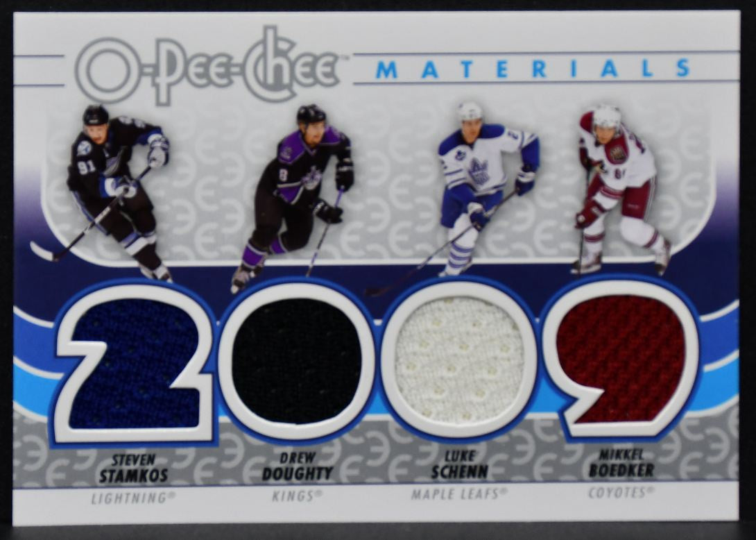 2009-10 OPC Materials Doughty/Schenn/Boedker/Stamkos RC Jersey 8395