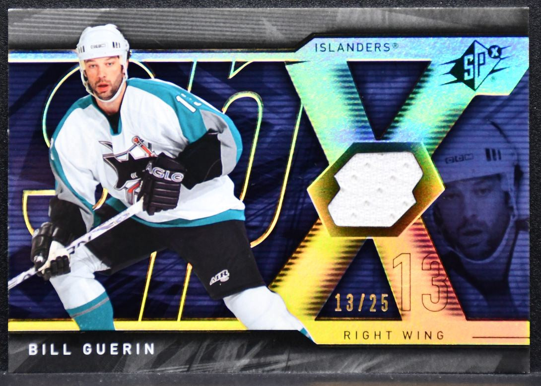 2007-08 SPx Spectrum Jersey Bill Guerin 90 New York Islanders 13/25 Jersey 7768