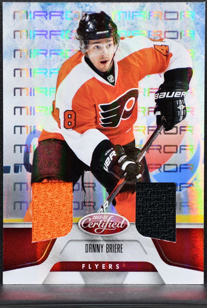 2011-12 Panini Certified Red Mirror Jersey Danny Briere 2 /150 Jersey 0154