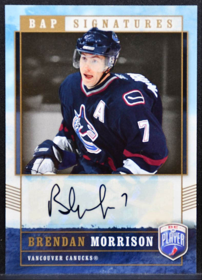 2006-07 Upper Deck Be A Player Signatures Brendan Morrison MO Canucks Auto 9229