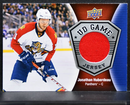 2016-17 UD Series 1 UD Game Jerseys Jonathan Huberdeau Panthers Jersey 4787