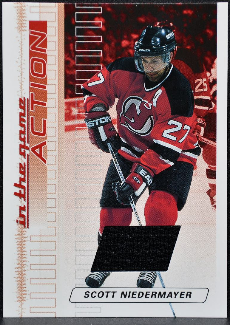 2003-04 In The Game Action Jerseys Ruby Niedermayer Jersey 9868