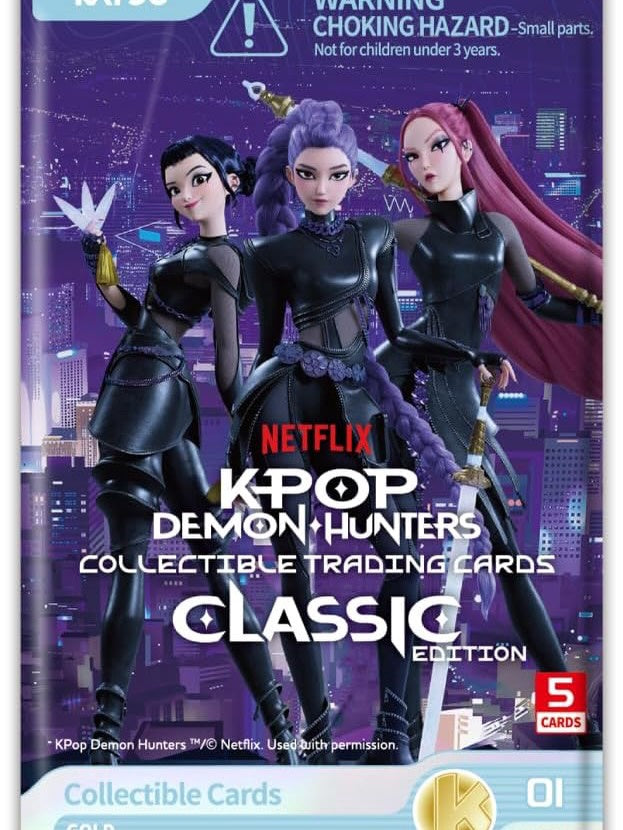 K Pop Demon Hunters Collectible Trading Cards Classic Edition Pack