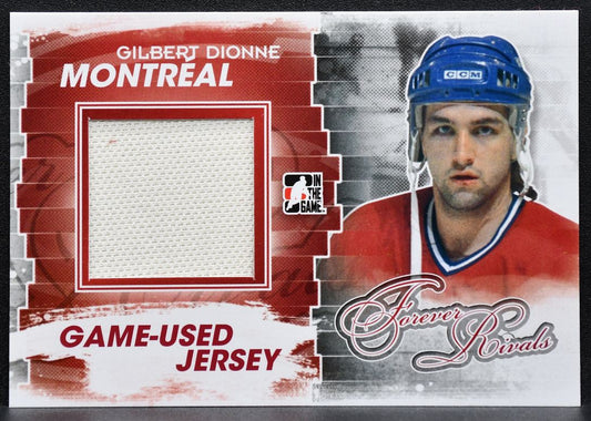 2012-13 ITG Forever Rivals Used Jerseys Red Gilbert Dionne Canadiens Jersey 5333