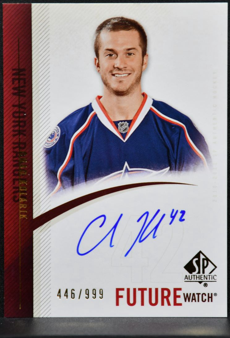 2010-11 SP Authentic Future Watch Auto Chad Kolarik 290 RC Auto /999 6089