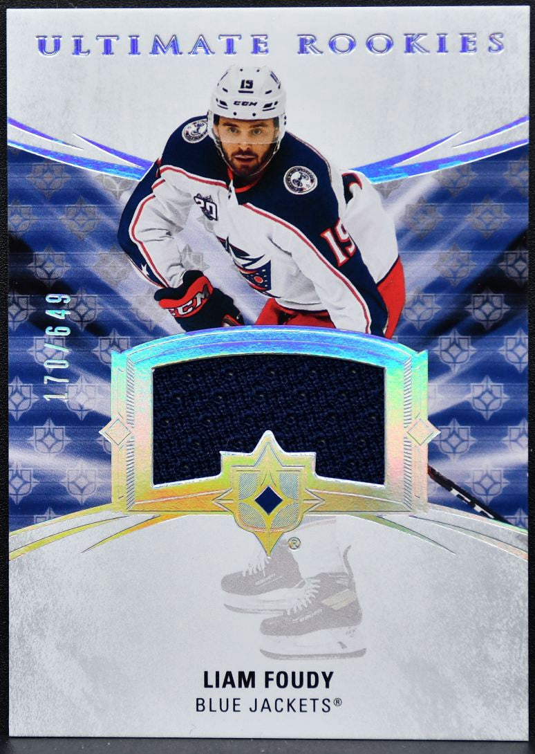 2020-21 UD Ultimate Collection Rookies Jersey Foudy RC /649 Jersey 0789