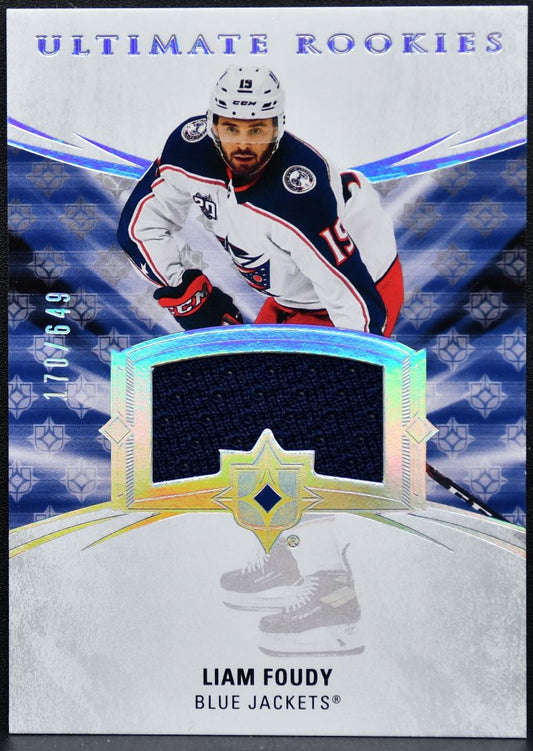 2020-21 UD Ultimate Collection Rookies Jersey Foudy RC /649 Jersey 0789