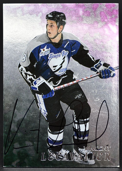 1998-99 Be a Player Vincent Lecavalier 279 Auto