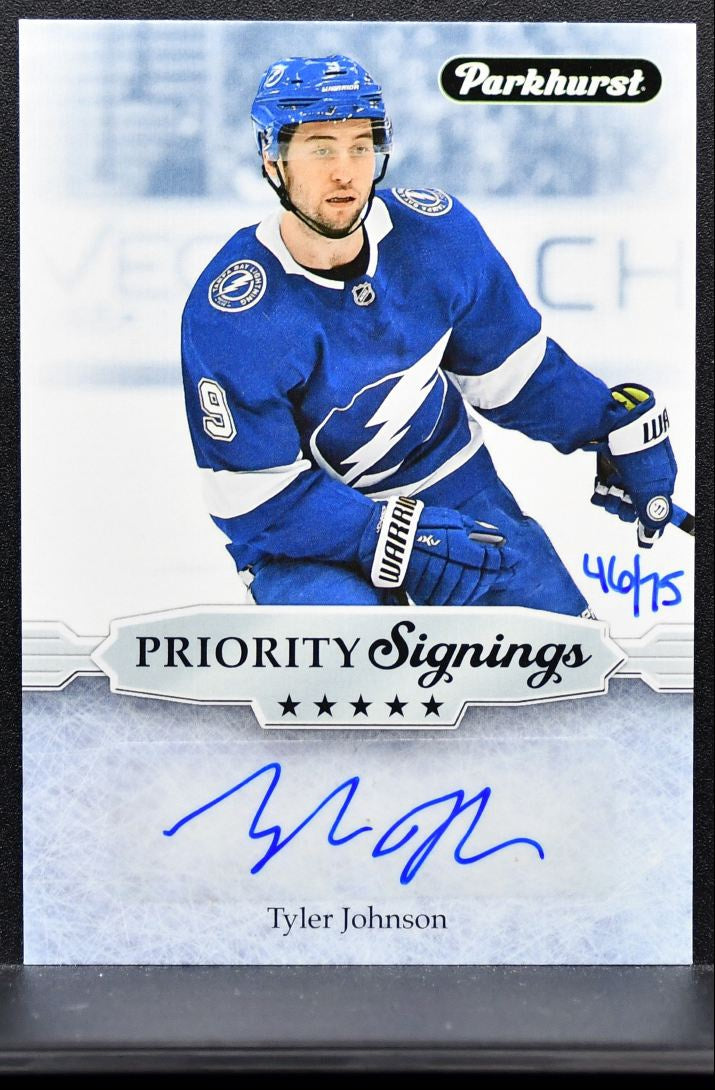 2019-20 UD Spring Expo Parkhurst Priority Signings Johnson Auto 46/75 0451