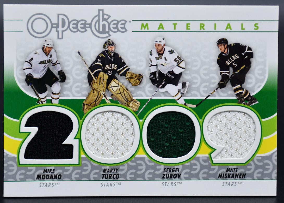 2009-10 OPC Materials Turco/Niskanen/Modano/Zubov Jersey