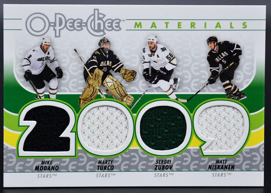 2009-10 OPC Materials Turco/Niskanen/Modano/Zubov Jersey