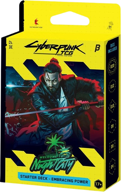 Cyberpunk TCG Welcome to Night City Beta Starter Deck - Embracing Power (EN)