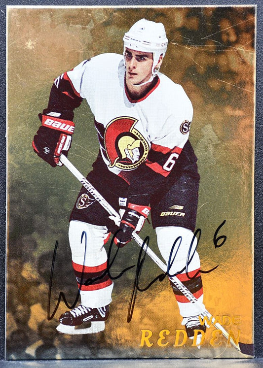 1998-99 Be a Player Autographs Wade Redden 95 Ottawa Senators Auto 9831