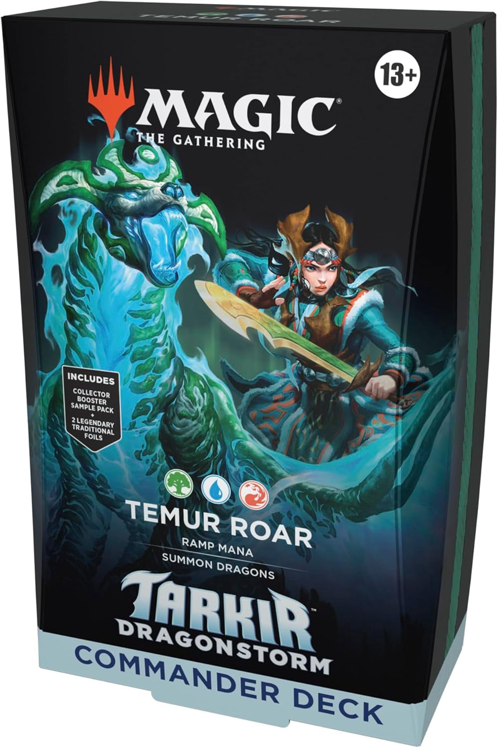 MTG Temur Roar (Green-Blue-Red) - Tarkir Dragonstorm Commander Deck (EN)