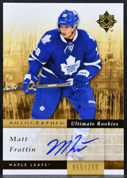 2011-12 UD Ultimate Collection Frattin 133 Maple Leafs RC Auto 055/299 1154