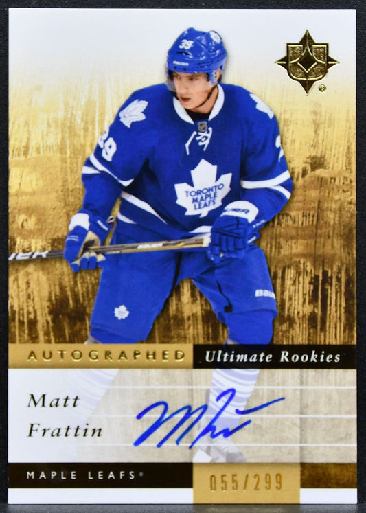 2011-12 UD Ultimate Collection Frattin 133 Maple Leafs RC Auto 055/299 1154