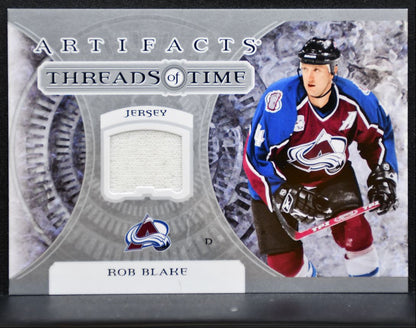 2022-23 Upper Deck Artifacts Threads of Time Rob Blake Avalanche Jersey 3567