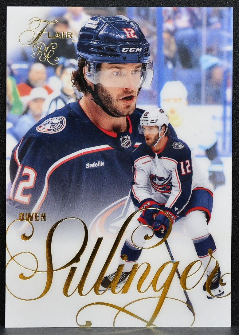 2025-26 Flair Rookie Owen Sillinger 153 Columbus Blue Jackets RC 9980