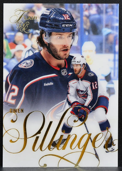 2025-26 Flair Rookie Owen Sillinger 153 Columbus Blue Jackets RC 9980