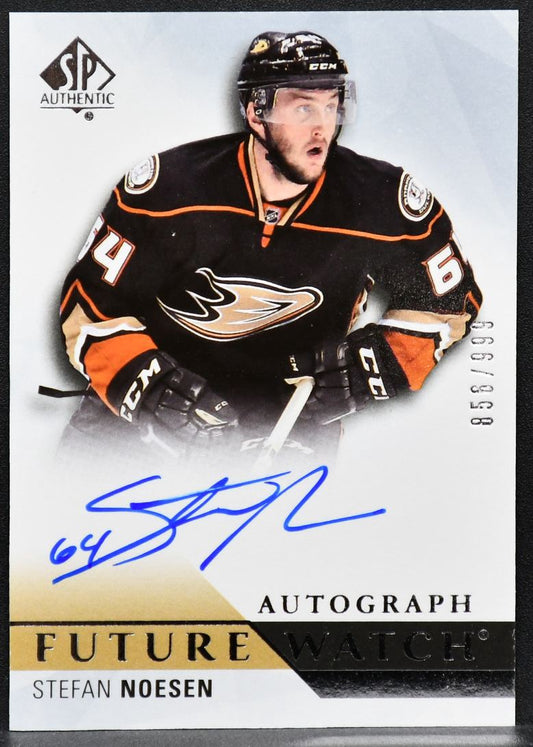 2015-16 SP Authentic Future Watch Auto Stefan Noesen 259 RC Auto 858/999