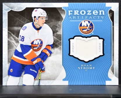 2015-16 Upper Deck Artifacts Frozen Blue Ryan Strome FA-RS Islanders Jersey 4992