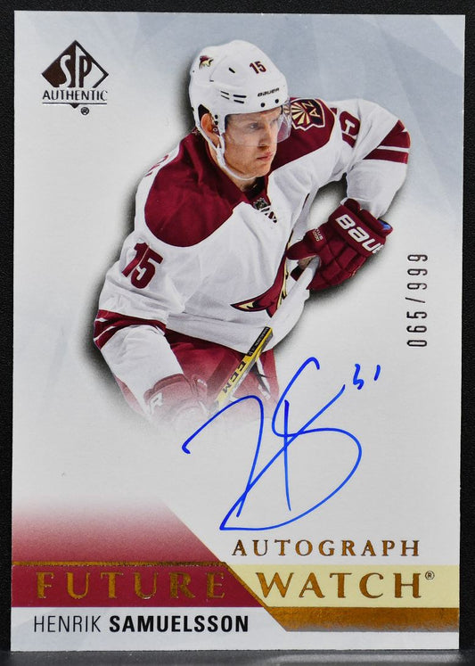 2015-16 SP Authentic Future Watch Auto Samuelsson RC Auto 065/999 1285