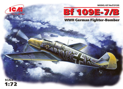 ICM 1/72 Messerschmitt Bf 109E-7/B, WWII German Fighter-Bomber