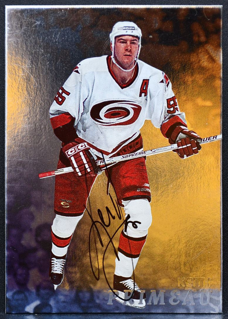 1998-99 Be a Player Autographs Keith Primeau 23 Carolina Hurricanes Auto 9406