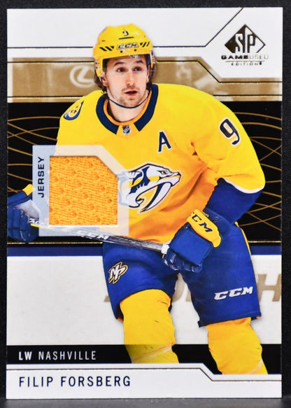 2018-19 SP Game Used Jersey Filip Forsberg 14 Nashville Predators Jersey 8888