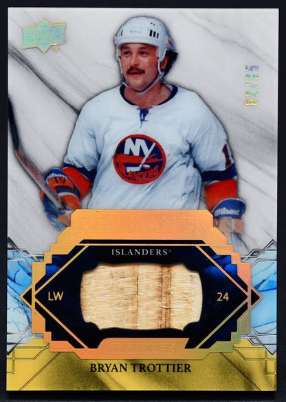 2019-20 UD Engrained Remnants Bryan Trottier R-BT Stick