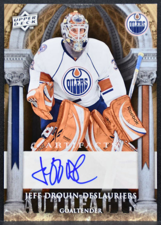 2009-10 Upper Deck Artifacts Autofacts Jeff Drouin-Deslauriers AF-JD Auto 5232