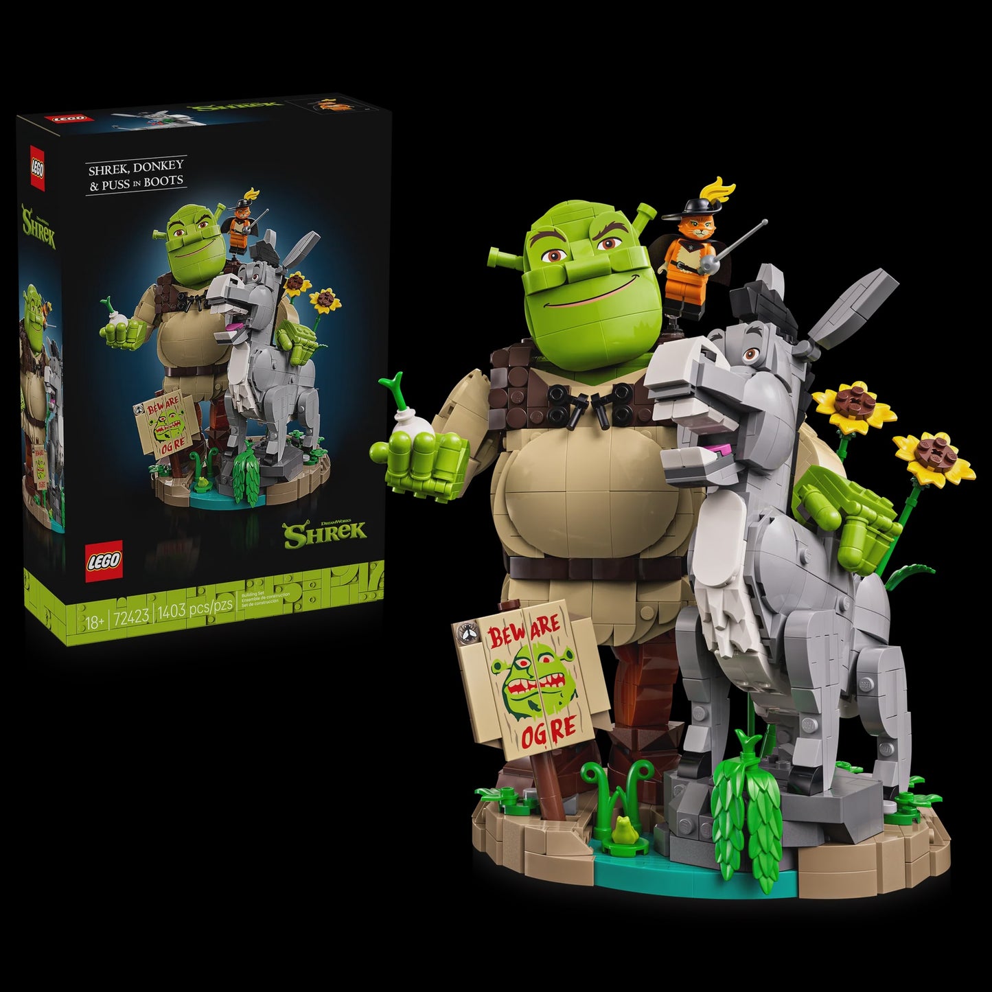 LEGO™ Shrek, Donkey & Puss in Boots (72423)
