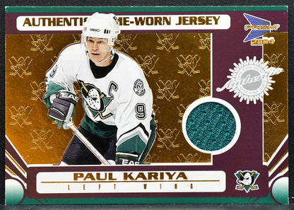 2003-04 Pacific Prism Jersey Paul Kariya 101 Mighty Ducks 902/935 Jersey 4664