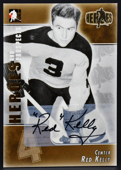 2004-05 In The Game Heroes and Prospects Autographs Red Kelly A-RKE Auto