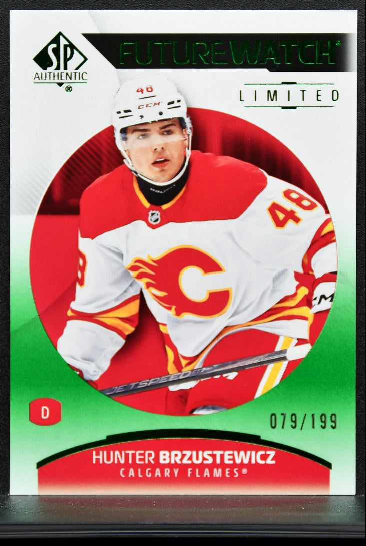 2025-26 SP Authentic Future Watch Limited Green Brzustewicz RC 079/199 9232
