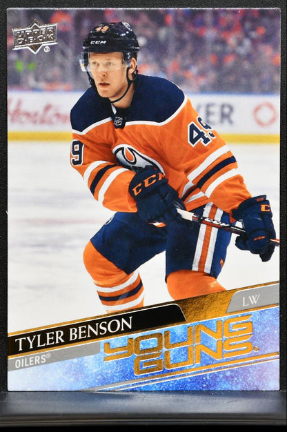 2020-21 Upper Deck Series 1 Young Guns Tyler Benson 218 Edmonton Oilers RC 1365
