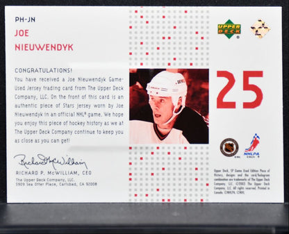 2003-04 SP Game Used Piece of History Joe Nieuwendyk Devils 056/225 Jersey 4640